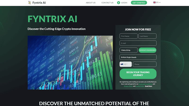 Fyntrix Ai Homepage Screenshot