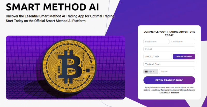 Smart Method AI Homepage Screenshot